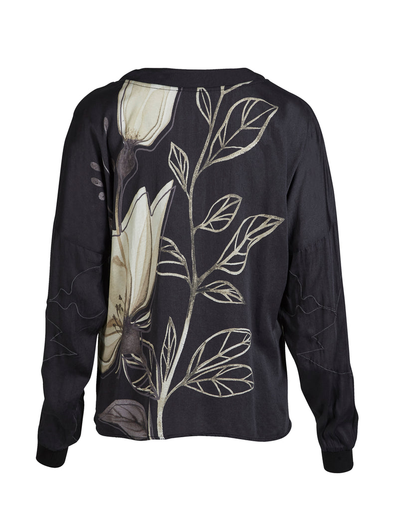 NÜ ANDY blouse Blouses Black mix