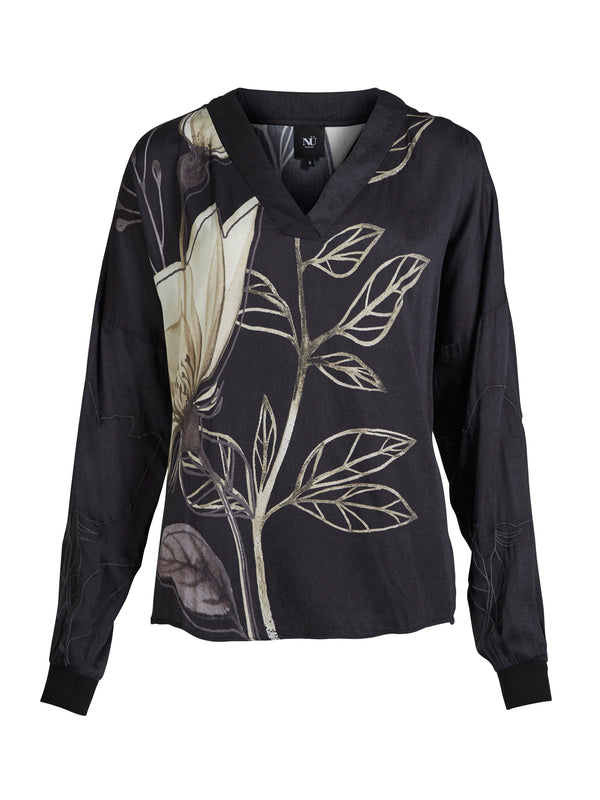 NÜ ANDY blouse Blouses Black mix