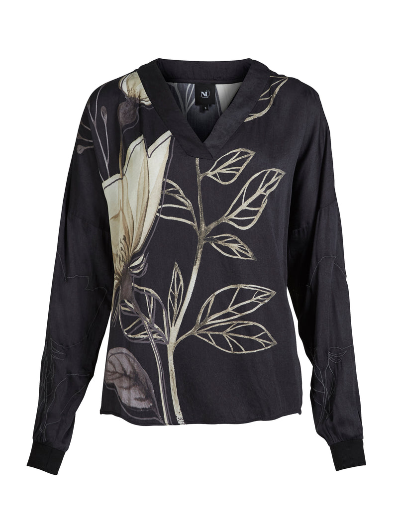 NÜ ANDY blouse Blouses Black mix