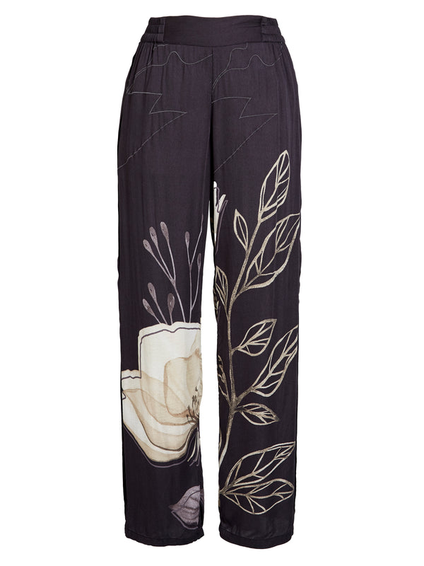 NÜ ANDY trousers Trousers Black mix