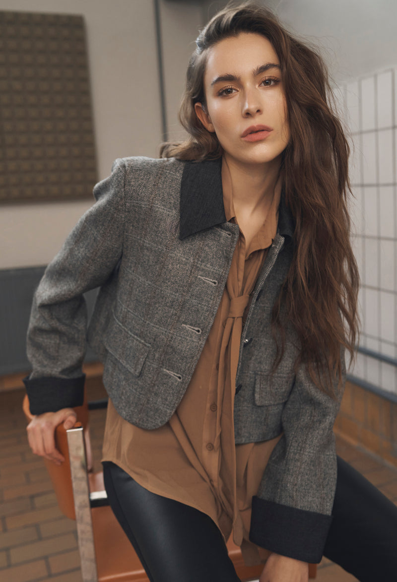 NÜ ANGELA jacket Jackets 901 Grey mix