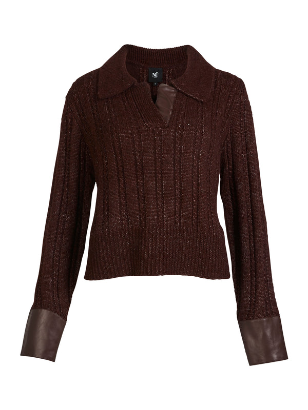 NÜ ANIA knit blouse Blouses 789 Grape Mix