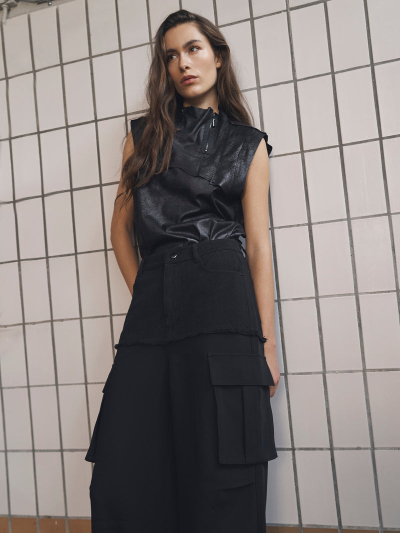 NÜ ANINA trousers Trousers Black