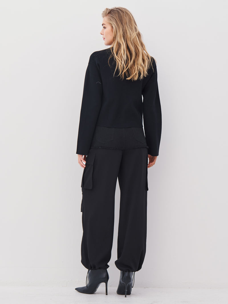 NÜ ANINA trousers Trousers Black
