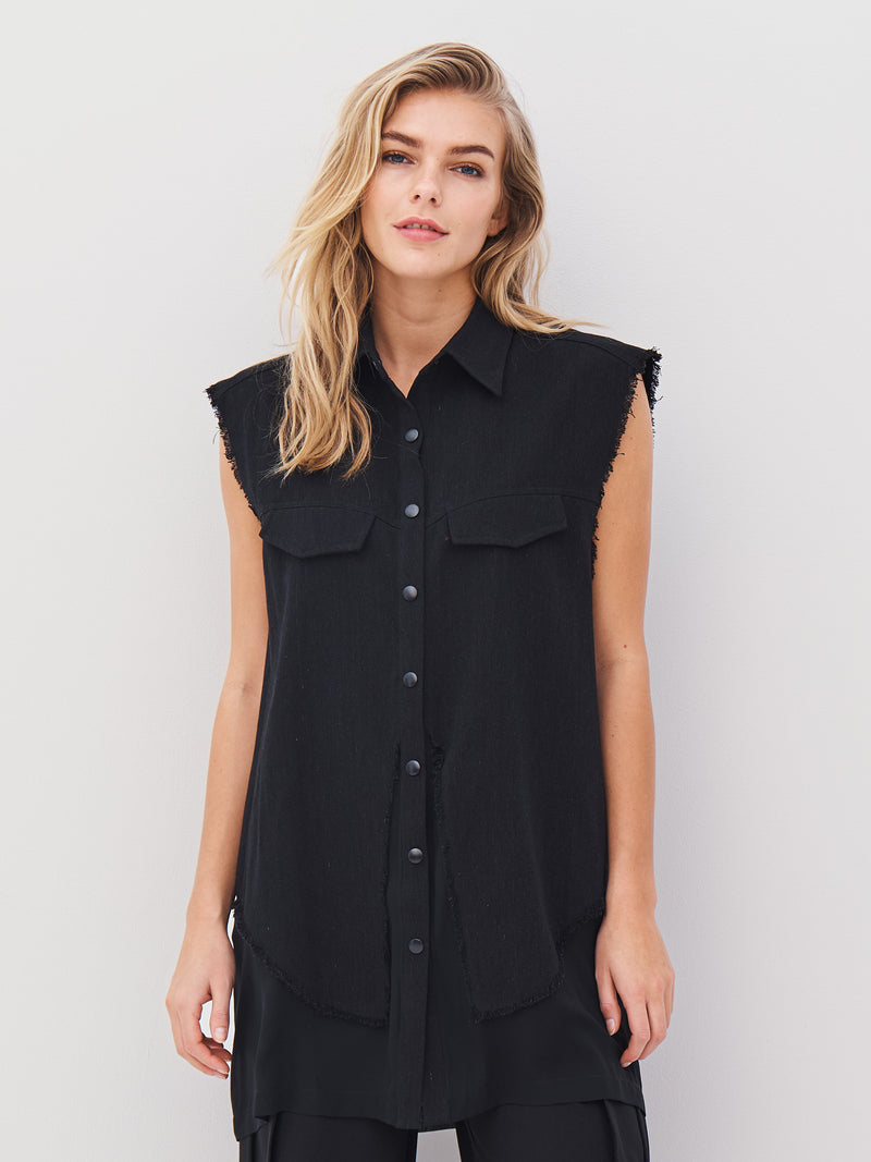 NÜ ANINA vest Vests Black