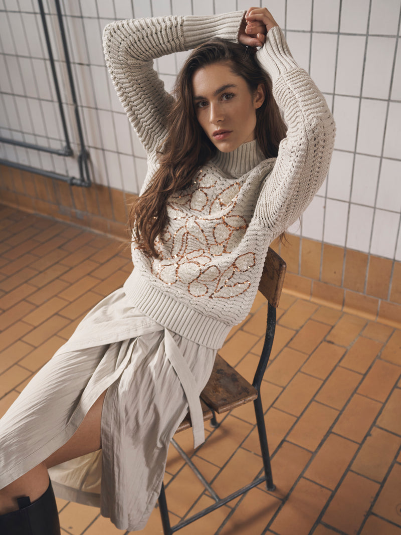 NÜ ANJA blouse Blouses 112 Bone mix