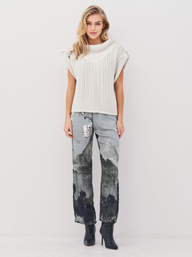 NÜ ANJA knit blouse Blouses 112 Bone
