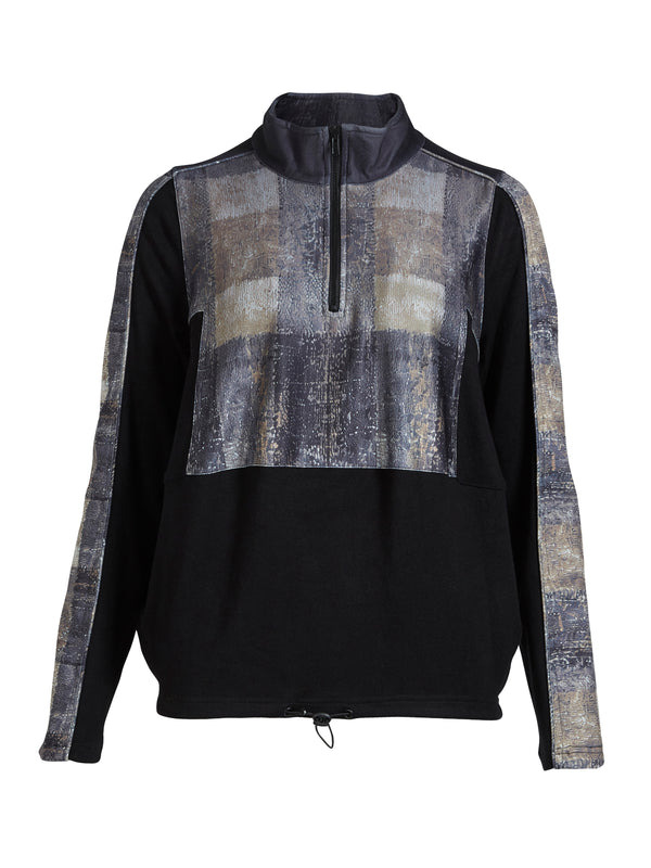 NÜ ANNA blouse Blouses Black mix