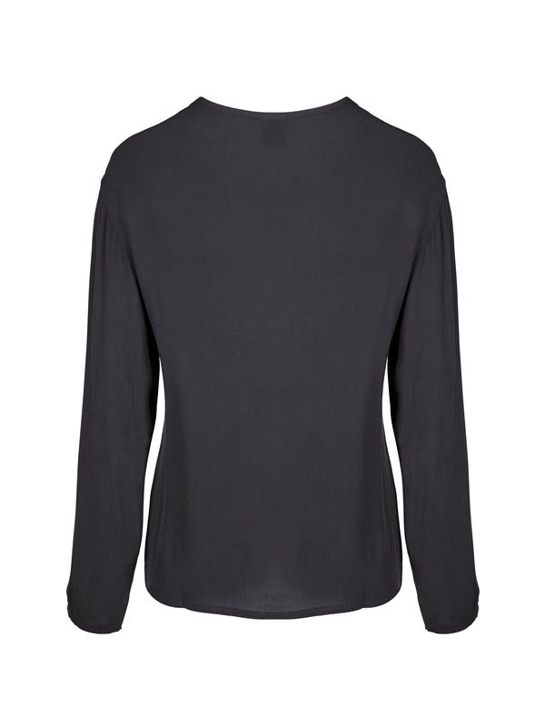 NÜ ANNI V-neck blouse Blouses 901 Grey