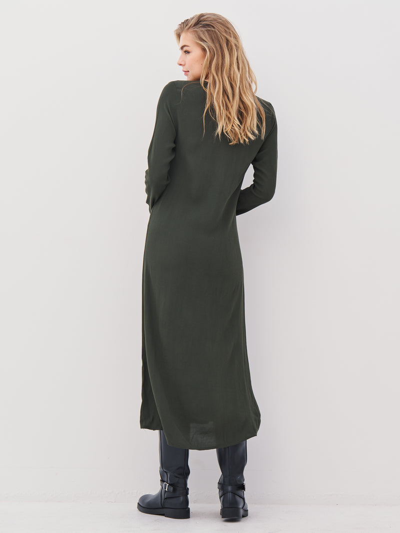 NÜ ANNI dress Dresses 385 Dark Green