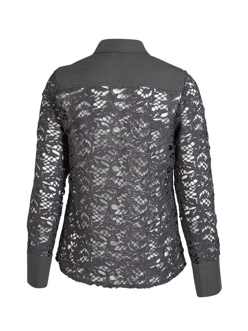 NÜ ANN shirt Shirts 901 Grey mix