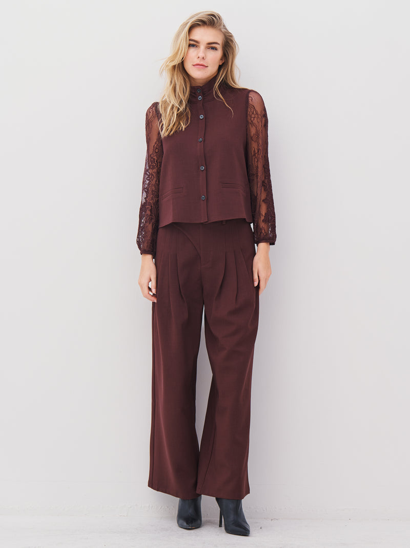NÜ ARIEL shirt Shirts 789 Grape