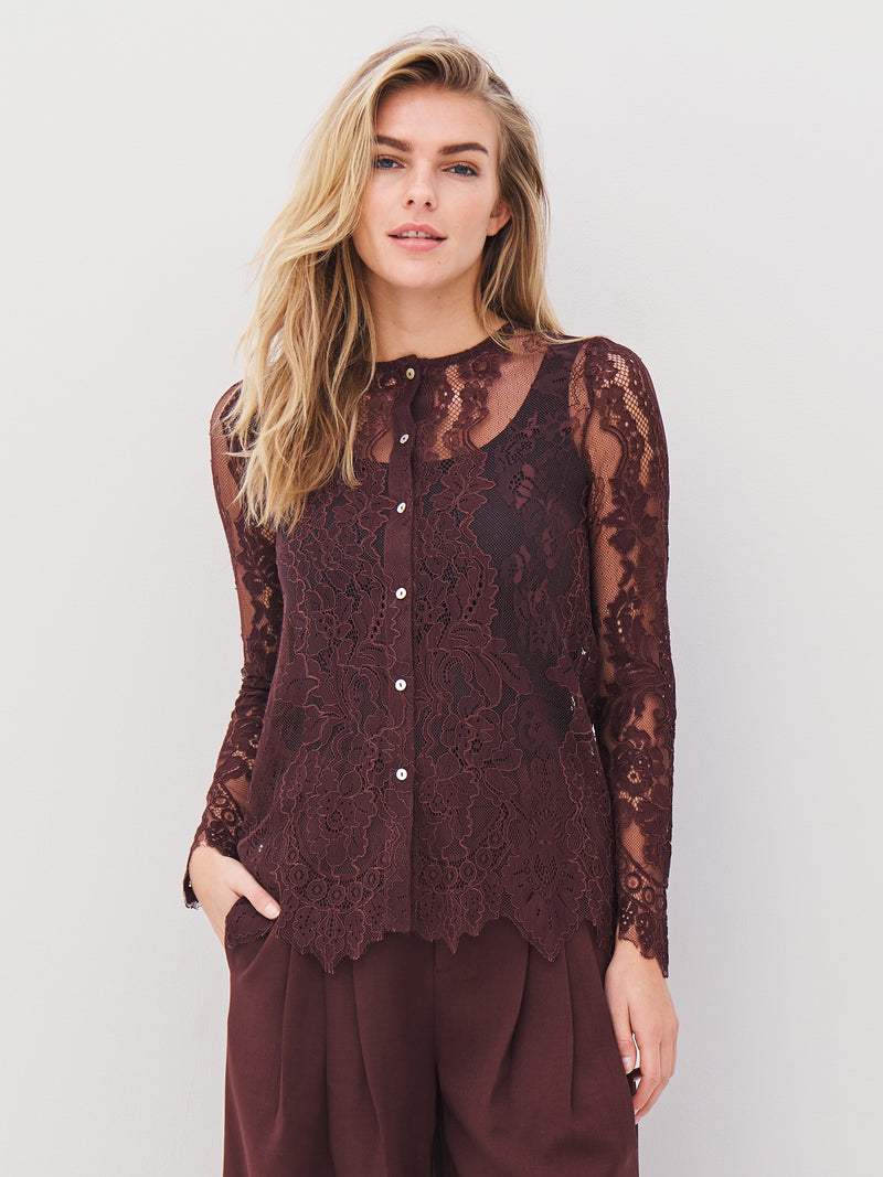 NÜ ARIEL top Tops and T-shirts 789 Grape
