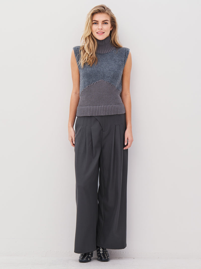 NÜ ARIEL trousers Trousers 901 Grey