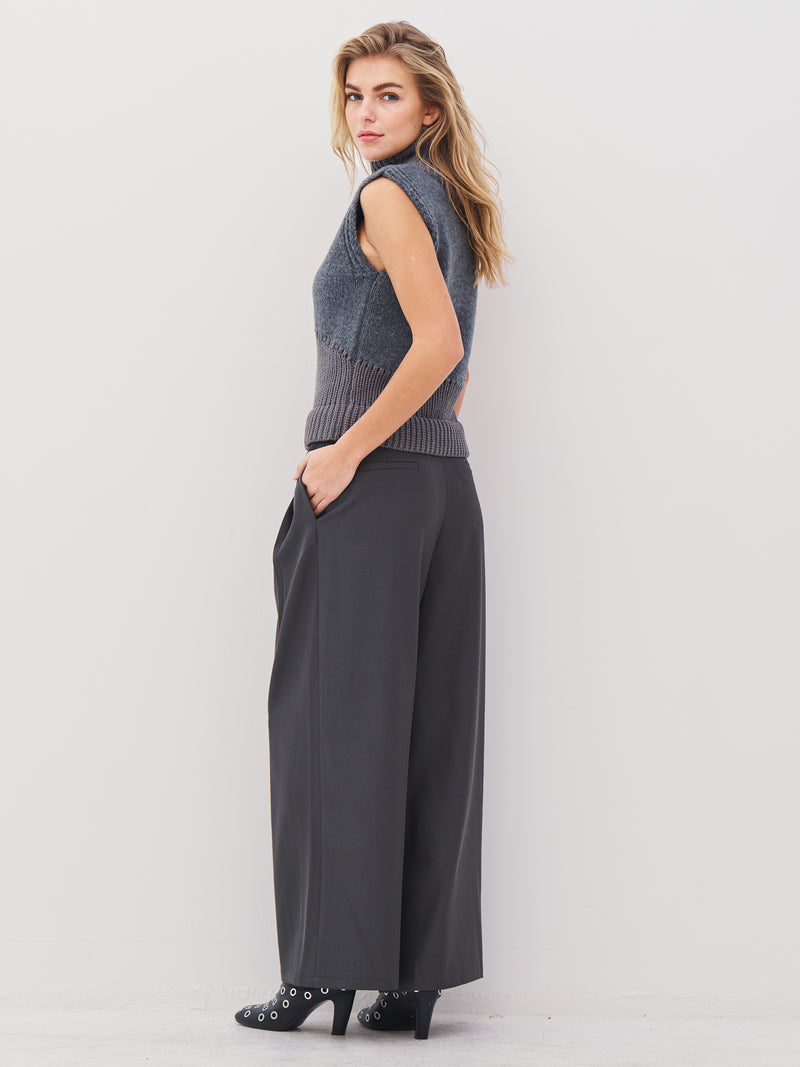 NÜ ARIEL trousers Trousers 901 Grey