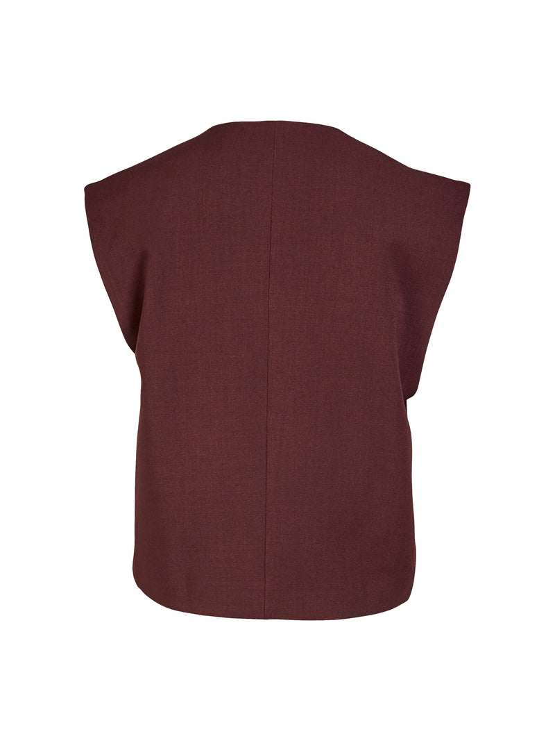 NÜ ARIEL vest Vests 789 Grape