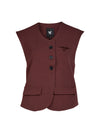 NÜ ARIEL vest Vests 789 Grape