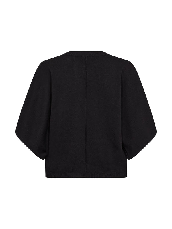 NÜ ASMI knit blouse  Black