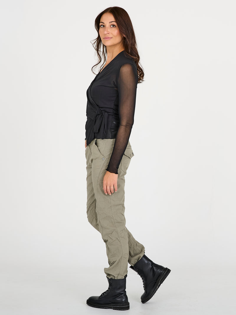 NÜ ASTA trousers Trousers 393 Army