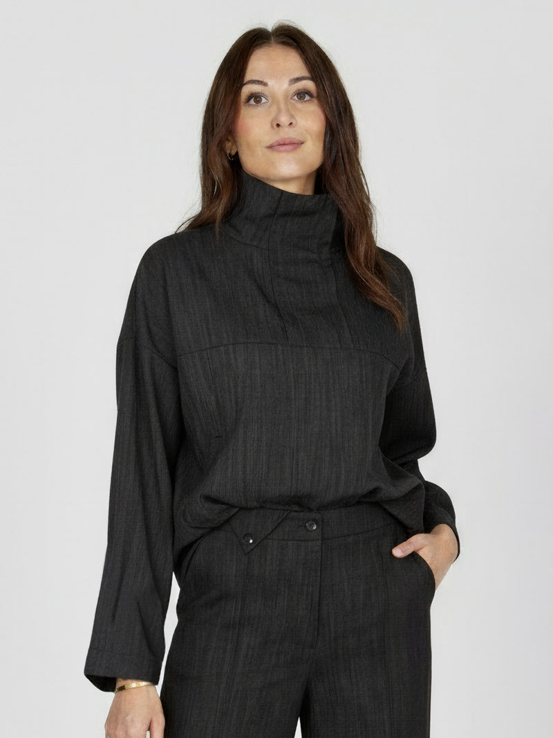 NÜ ASTI Blouse Blouses 006 Black Denim