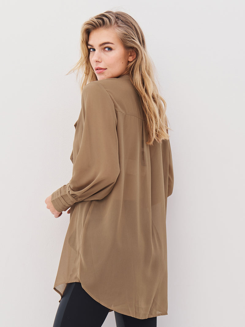NÜ ASTRID long shirt Shirts 220 Camel