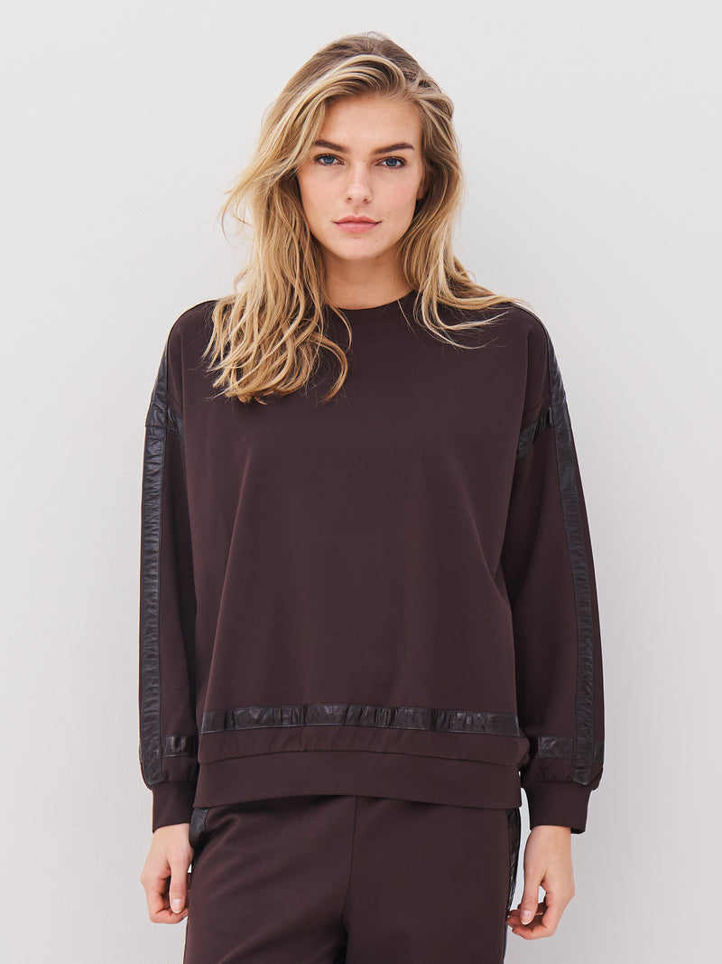 NÜ ATHEA sweatshirt Blouses 289 Brown