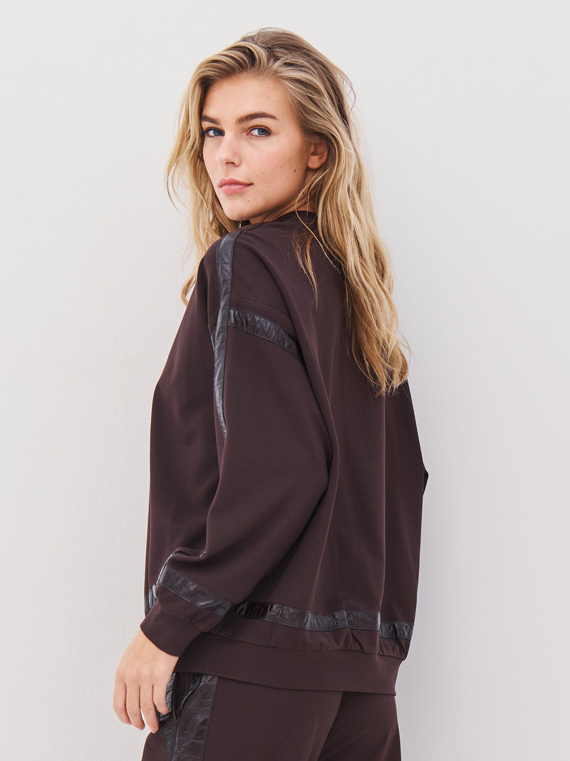 NÜ ATHEA sweatshirt Blouses 289 Brown