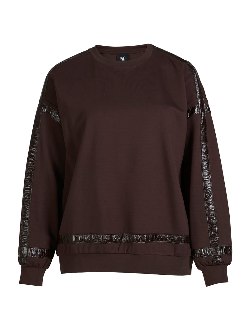 NÜ ATHEA sweatshirt Blouses 289 Brown