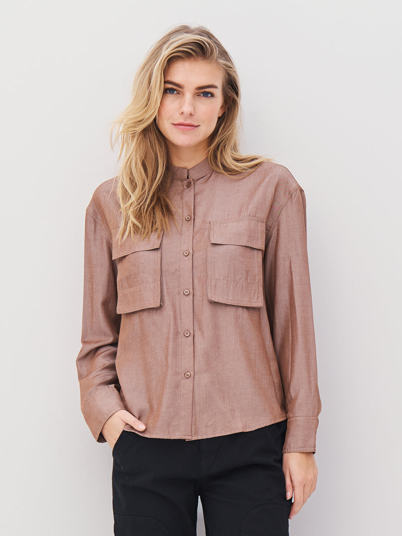 NÜ AVALON shirt Shirts 220 Camel