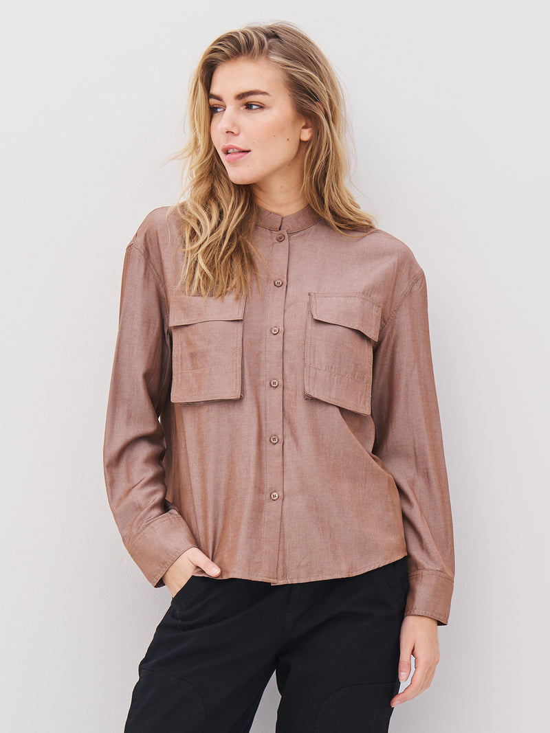 NÜ AVALON shirt Shirts 220 Camel