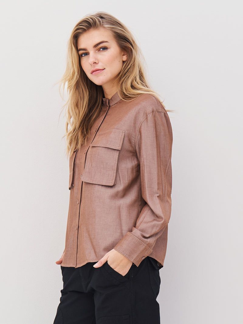 NÜ AVALON shirt Shirts 220 Camel