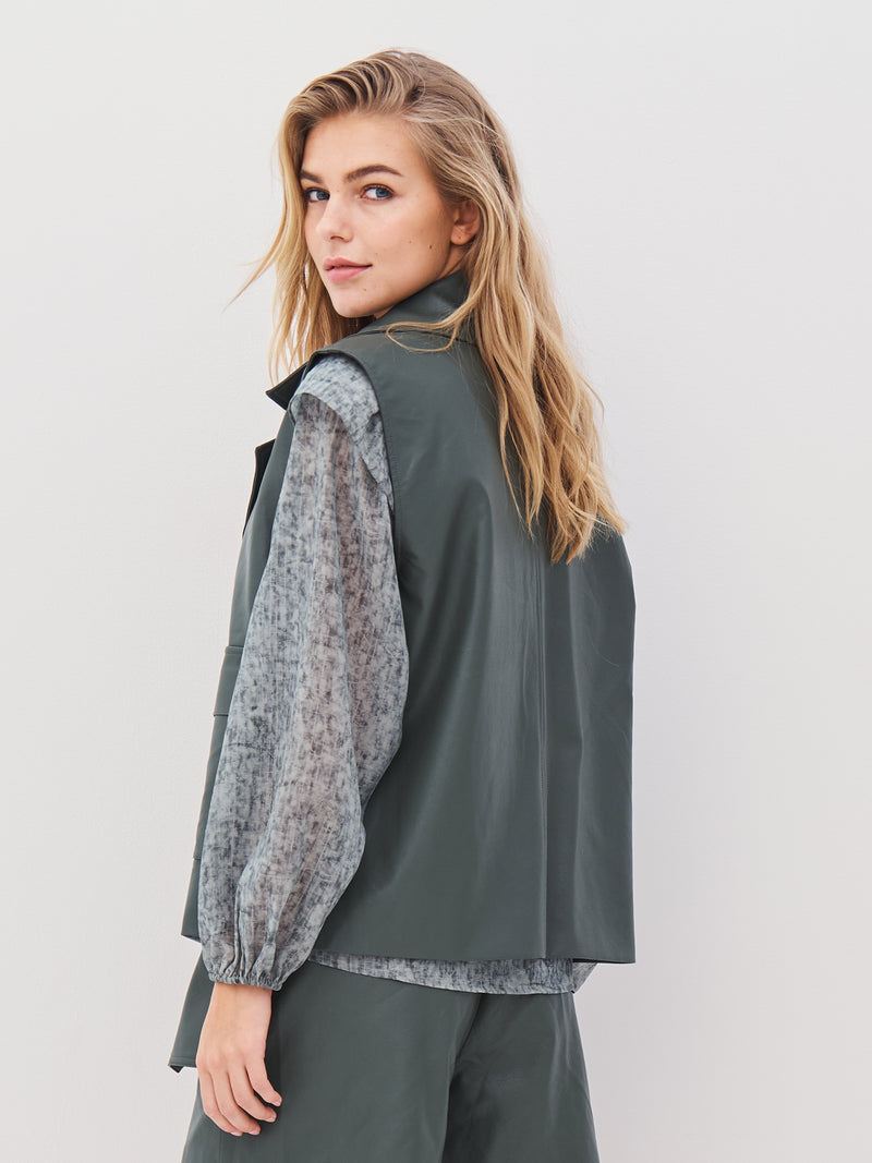 NÜ AVA vest Vests 385 Dark Green