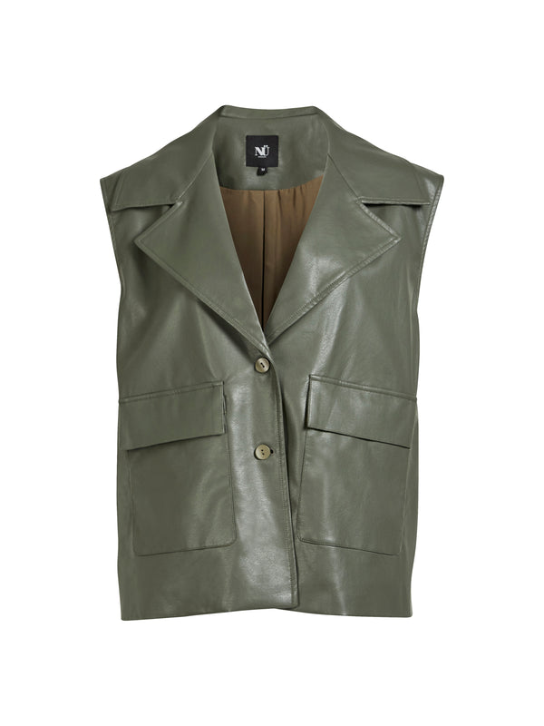 NÜ AVA vest Vests 385 Dark Green