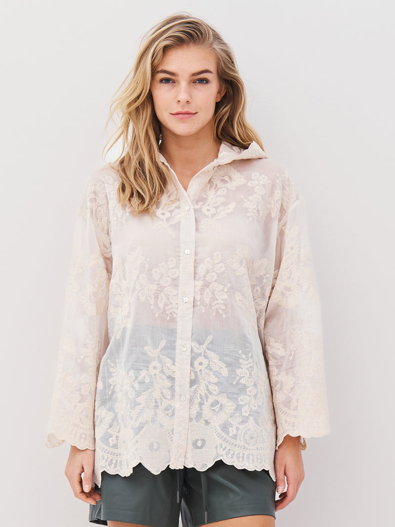 NÜ AVINA shirt Shirts 112 Bone