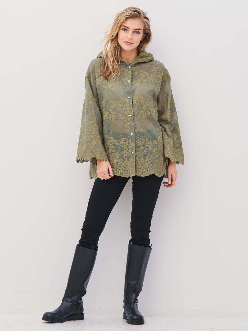 NÜ AVINA shirt Shirts 393 Army
