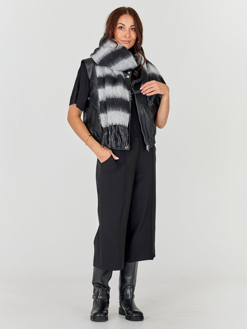 NÜ Aya Scarf Stripe Accessories Black mix