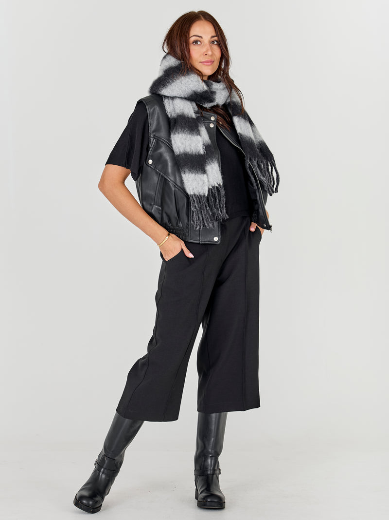 NÜ Aya Scarf Stripe Accessories Black mix
