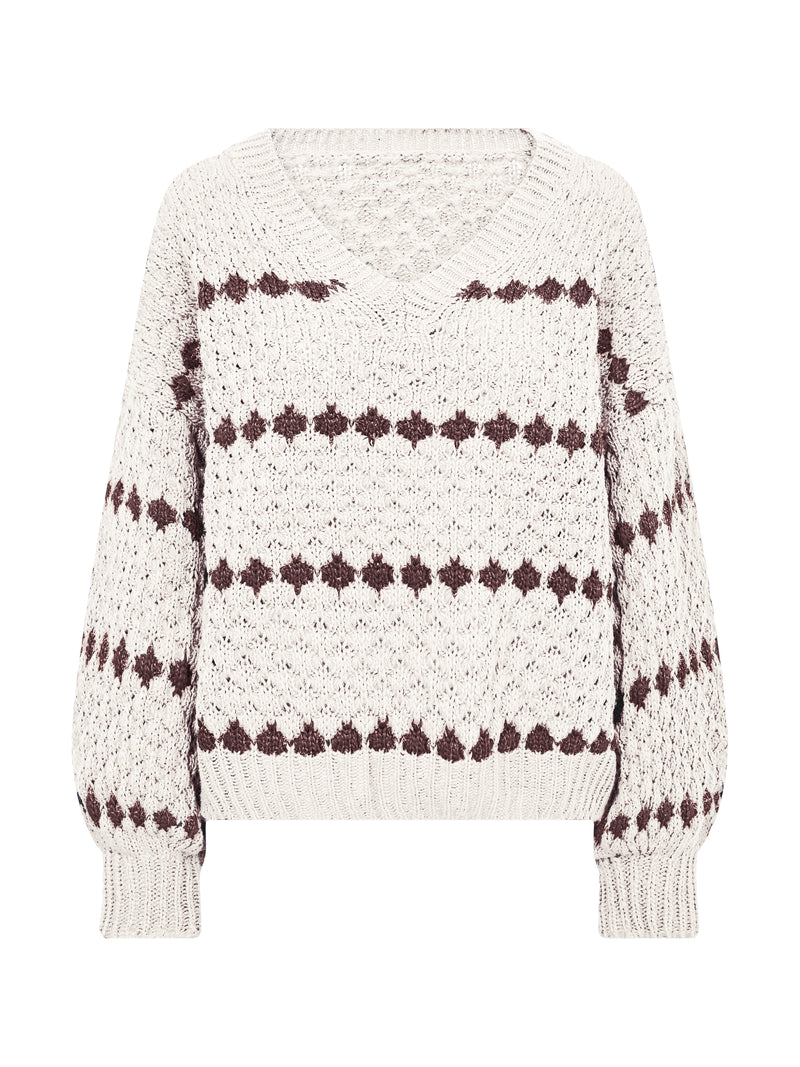 NÜ BANO knit Knit 112 Bone mix