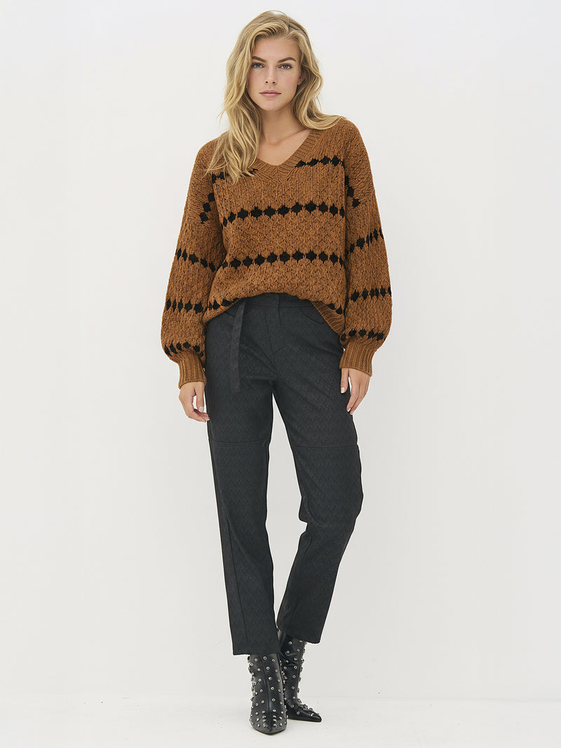 NÜ BANO knit Knit 294 Dark Earth mix