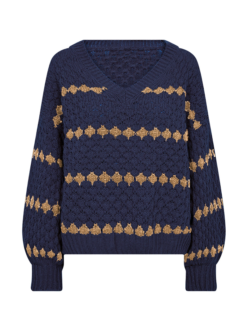 NÜ BANO knit Knit 476 Navy Mix