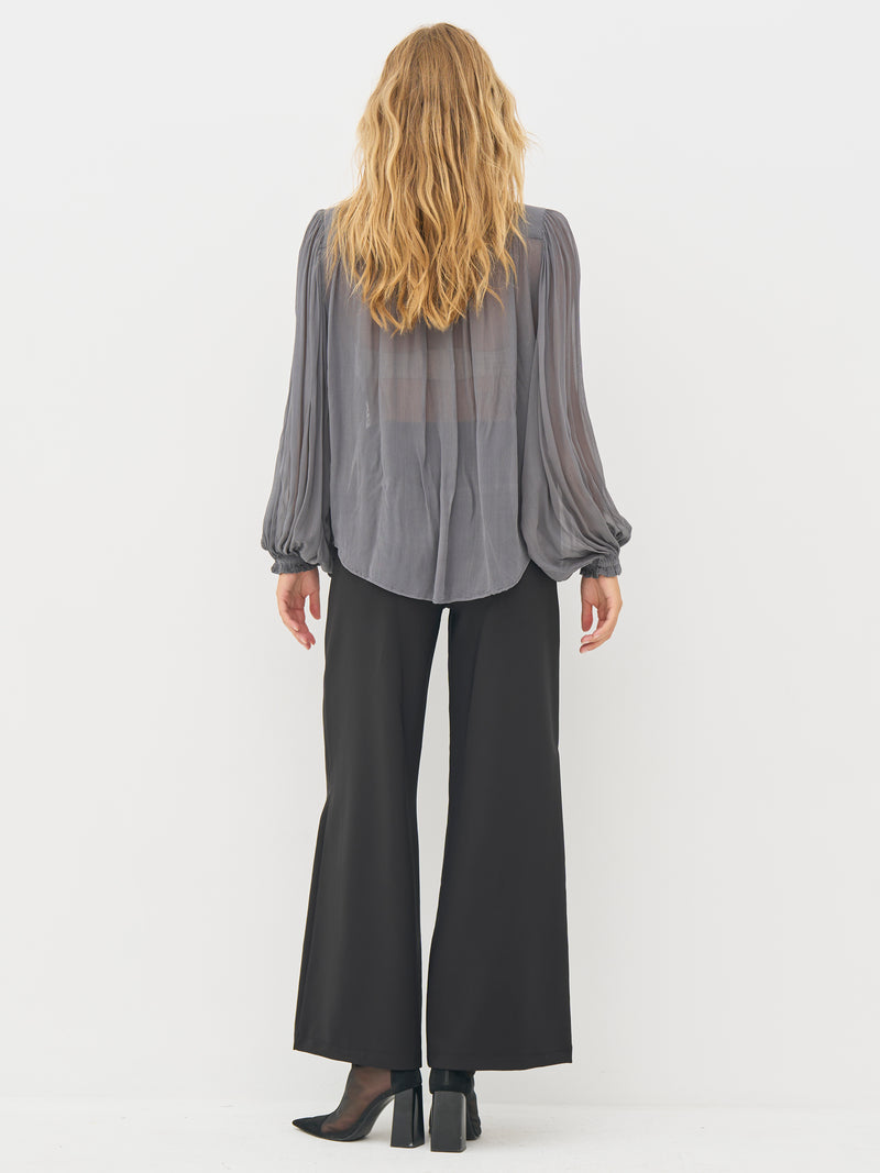 NÜ BEA shirt Shirts 989 iron grey