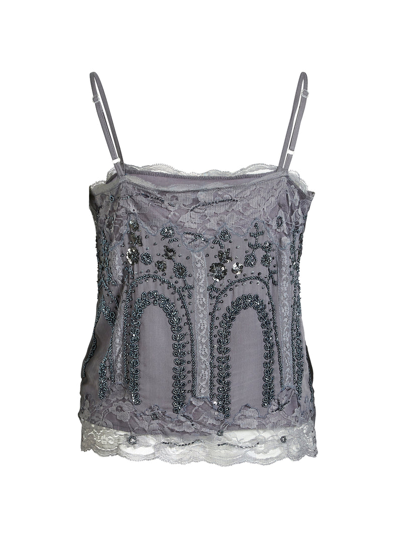 NÜ BEA top Tops and T-shirts 989 iron grey