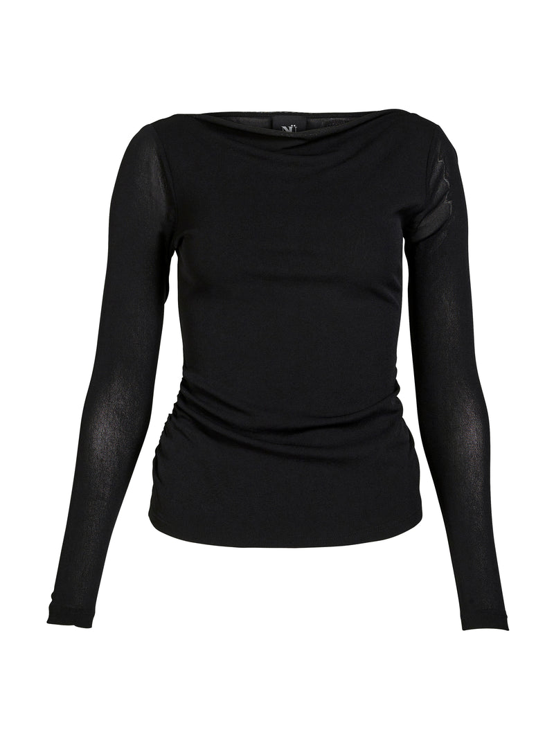 NÜ BETH l/s tee Tops and T-shirts Black