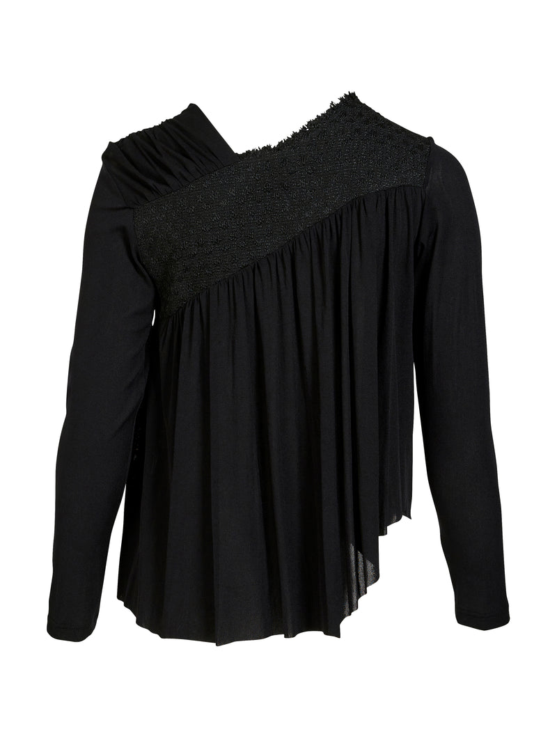 NÜ BETH zip blouse Blouses Black