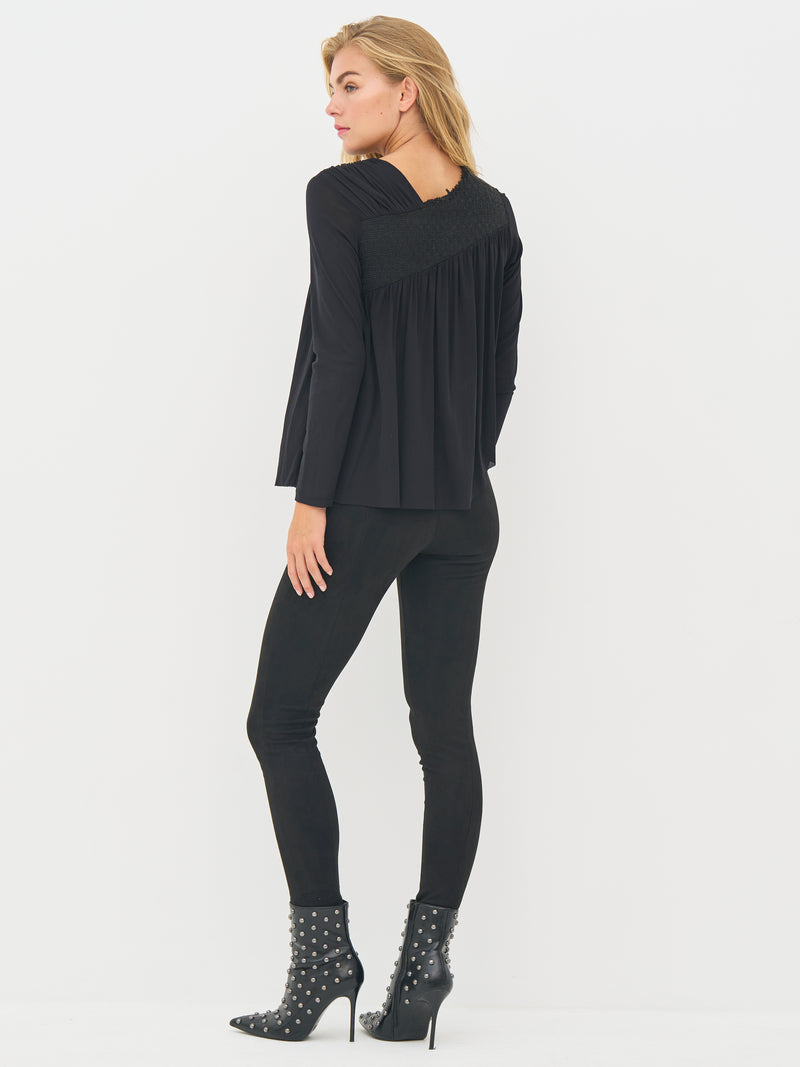NÜ BETH zip blouse Blouses Black
