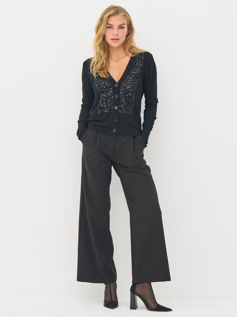 NÜ BETINA knit cardigan Cardigans Black