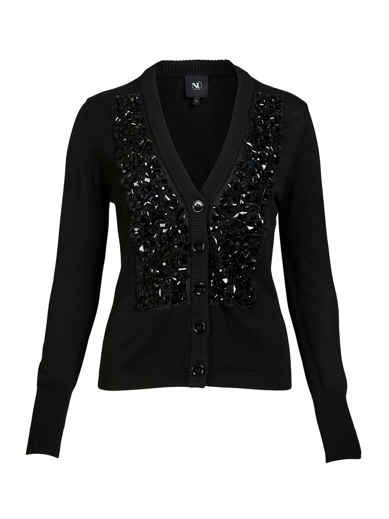NÜ BETINA knit cardigan Cardigans Black