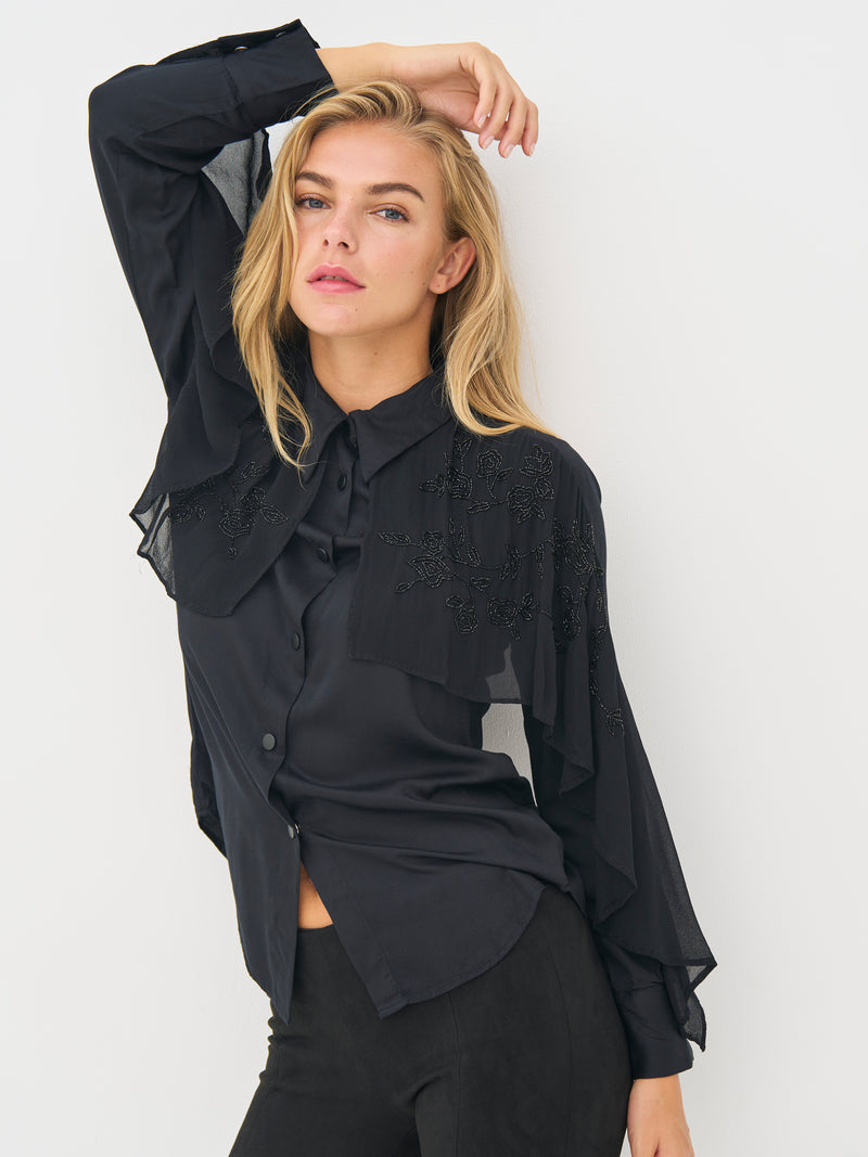 NÜ BIBI shirt Shirts Black
