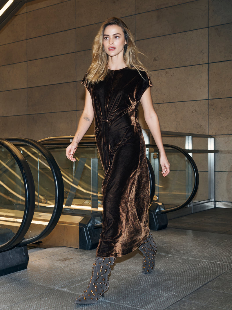 NÜ BILLE dress Dresses 294 Dark Earth