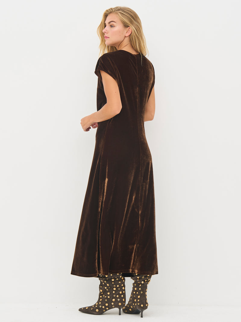 NÜ BILLE dress Dresses 294 Dark Earth